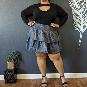 Grey Universal Thread Cupcake Skirt